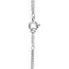 Return to Tiffany® Heart Double Chain Bracelet in Silver with a Diamond, Small