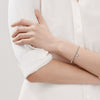 Return to Tiffany® Red Mini Heart Bead Bracelet in Silver with a Diamond, 4 mm