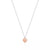 Return to Tiffany®:Heart Tag Pendant in Sterling Silver and Rose Gold, Small