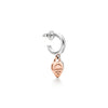Return to Tiffany® Hoop Earrings in Sterling Silver and Rose Gold, Mini