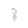 Return to Tiffany® Hoop Earrings in Sterling Silver and Rose Gold, Mini