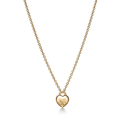 Return to Tiffany® Full Heart Pendant in Yellow Gold