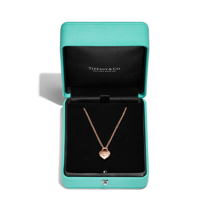 Return to Tiffany® Full Heart Pendant in Rose Gold