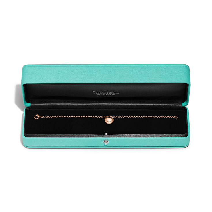 Return to Tiffany® Full Heart Bracelet in Rose Gold