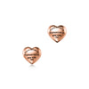 Tiffany &amp; Co. Return to Tiffany Full Heart 18K Rose Gold Mini Earrings
