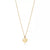 Return to Tiffany® Mini Heart Tag Pendant in Yellow Gold with a Diamond