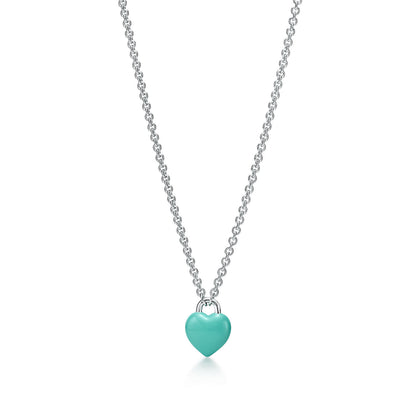 Return to Tiffany® Full Heart Pendant in Sterling Silver with Tiffany Blue®