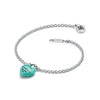 Return to Tiffany® Full Heart Bracelet in Sterling Silver with Tiffany Blue®