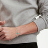 Return to Tiffany® Full Heart Bracelet in Sterling Silver with Tiffany Blue®