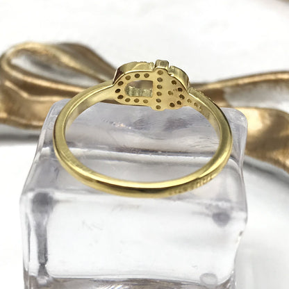 MANIFESTO Ring with diamonds