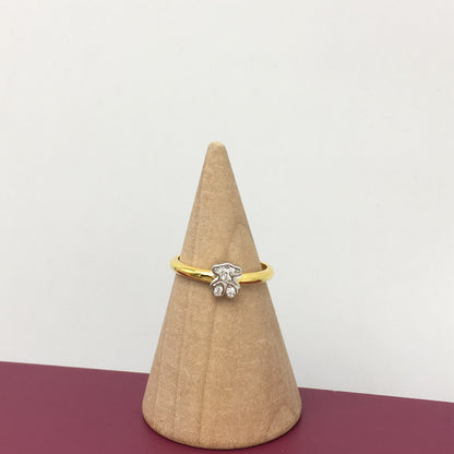 White and Yellow Puppies Ring