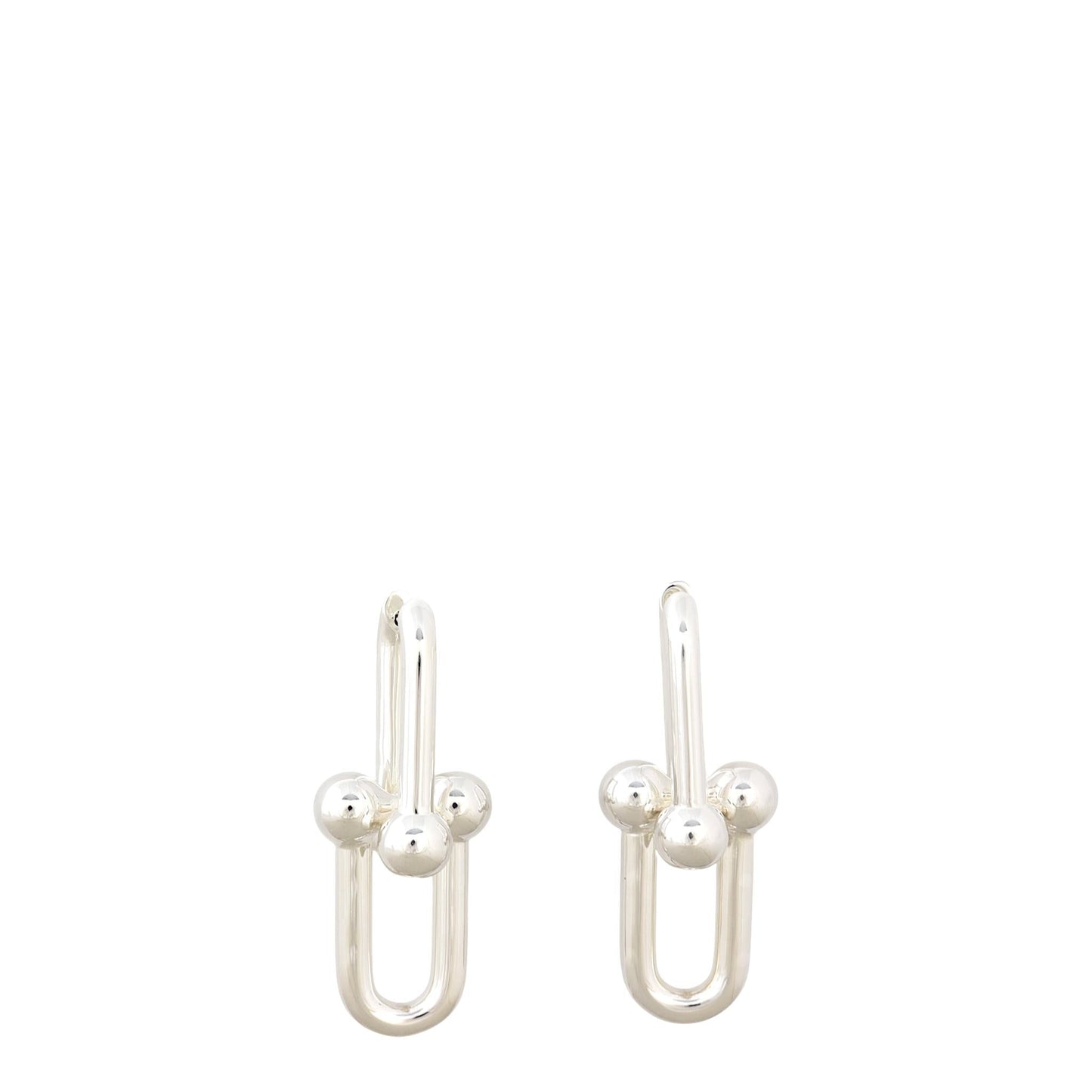 Tiffany & Co Tiffany Hardwear Extra Large Link Silver Earrings