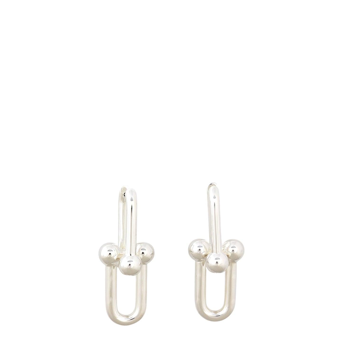Tiffany & Co Tiffany Hardwear Extra Large Link Silver Earrings
