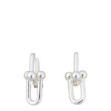 Tiffany & Co Tiffany Hardwear Extra Large Link Silver Earrings