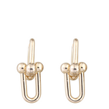 Tiffany & Co Hardwear Medium Link  Rose Gold Earrings