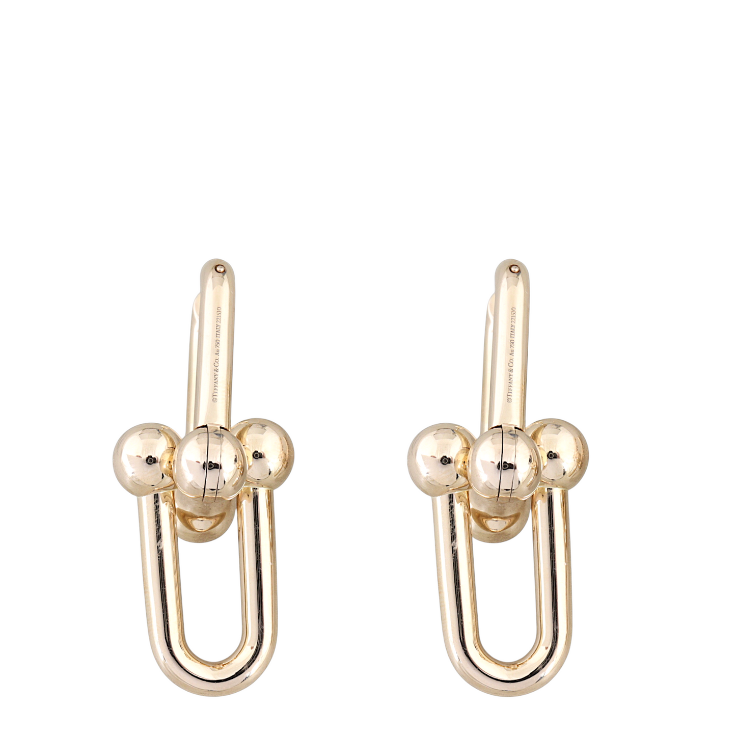 Tiffany & Co Hardwear Medium Link Rose Gold Earrings