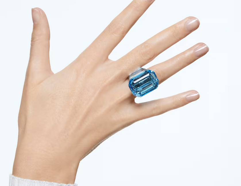 Lucent cocktail ring Octagon cut