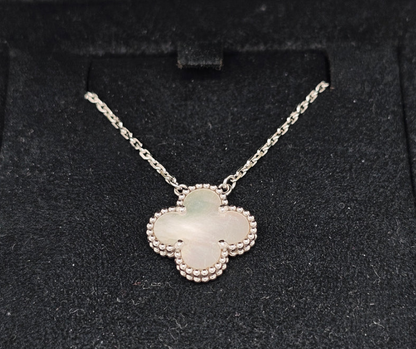 Van Cleef & Arpels Vintage Alhambra Pendant Necklace  Mother of Pearl