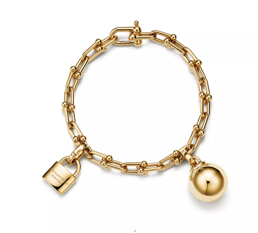 Tiffany HardWear Small Single Wrap Bracelet in Yellow Gold