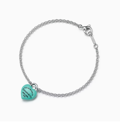 Return to Tiffany™ Full Heart Bracelet Blue