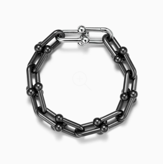 Tiffany HardWear Large Link Bracelet in Titanium and sterling silver