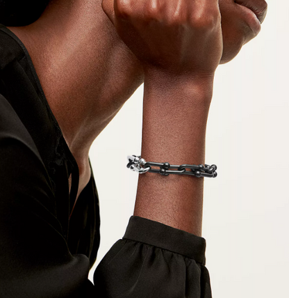 Tiffany HardWear Large Link Bracelet in Titanium and sterling silver