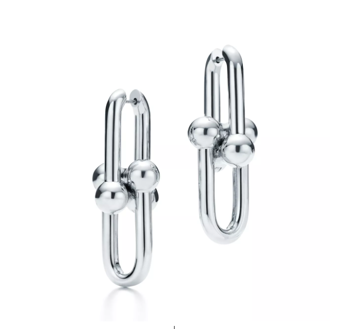 Tiffany HardWear Extra Large Link Earrings in Sterling Silver
