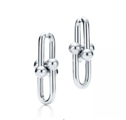 Tiffany HardWear Extra Large Link Earrings in Sterling Silver