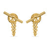 DY Mercer® Bold Toggle Chain Stud Earrings in Yellow, 50.4mm