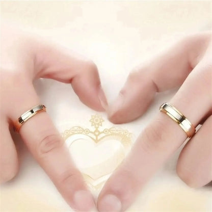 Simple Couple Rings For Men Women High Quality Stainless steel Wedding Rings Anniversary Jewelry