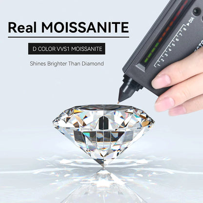 100% Genuine 6ct Oval Moissanite Ring Women with Certificate Laboratory Diamond Ring Ring Jewelry Anniversary Gift