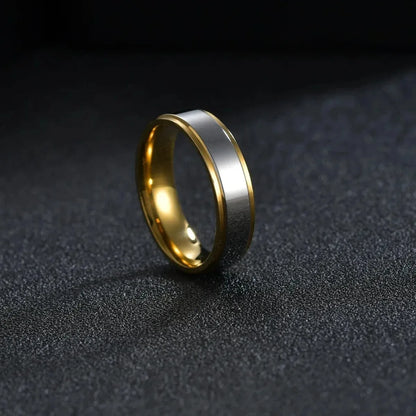 Simple Couple Rings For Men Women High Quality Stainless steel Wedding Rings Anniversary Jewelry