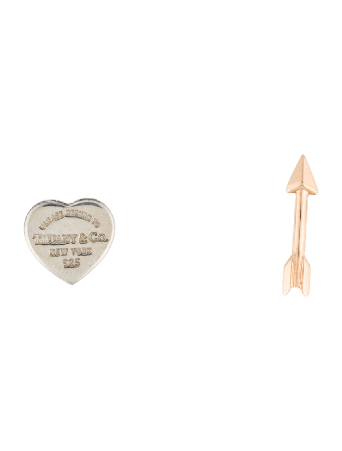 Tiffany & Co. Lovestruck Heart Tag & Arrow Earrings - Stud, Earrings