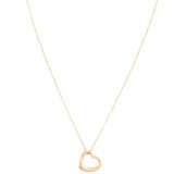 Tiffany & Co Elsa Peretti Open Heart 18k Yellow Gold Pendant Necklace