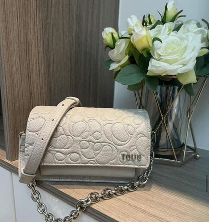 Discounted 3 Tous bags black and brown 2 black bags and 1 biege bag