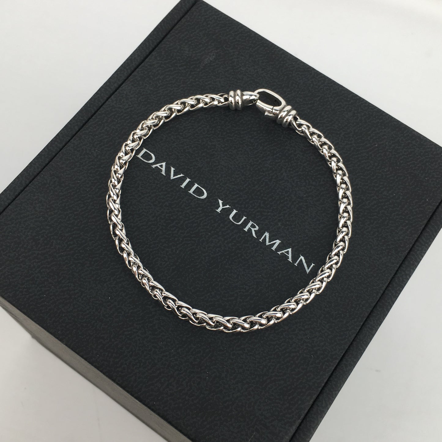 SET OF David Yurman 6mm Wheat Chain Necklace bracelet 16 1/2" - Sterling 925