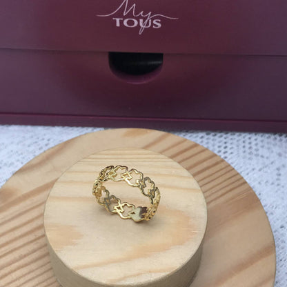 Silueta Ring Bear motifs