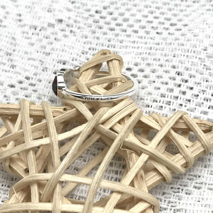 Silver Bold Motif Ring with gemstones and motifs