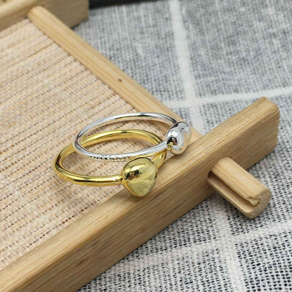 Silver and silver vermeil  Joy Bits rings