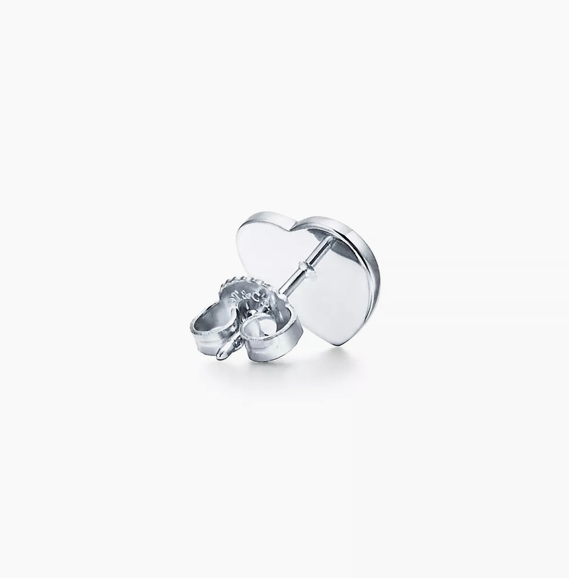 Iconic Return to Tiffany Sterling Silver 925 Heart Stud Earrings for Women