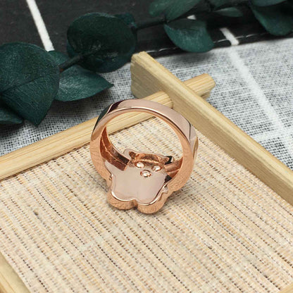 Rose Vermeil Silver Sweet Dolls Ring with Spinel