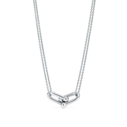 Tiffany HardWear Double Link Pendant in Sterling Silver