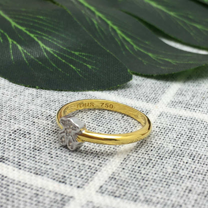 White and Yellow Puppies Ring