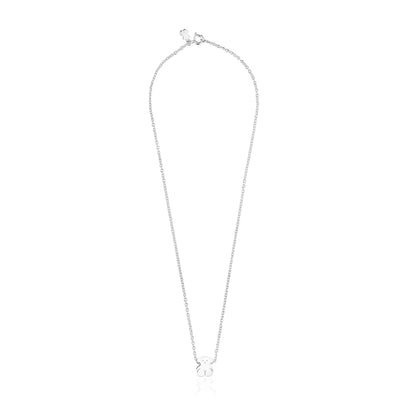 Silver Sweet Dolls bear Necklace |