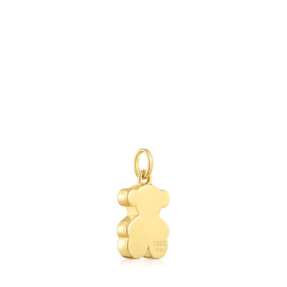Medium 12 mm gold bear pendant Sweet Dolls