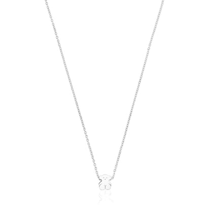 Silver Sweet Dolls bear Necklace |