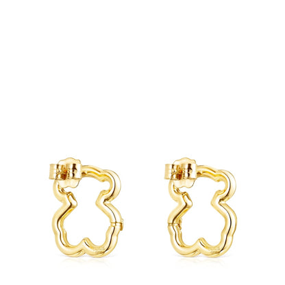 Gold Hold Bear Earrings |