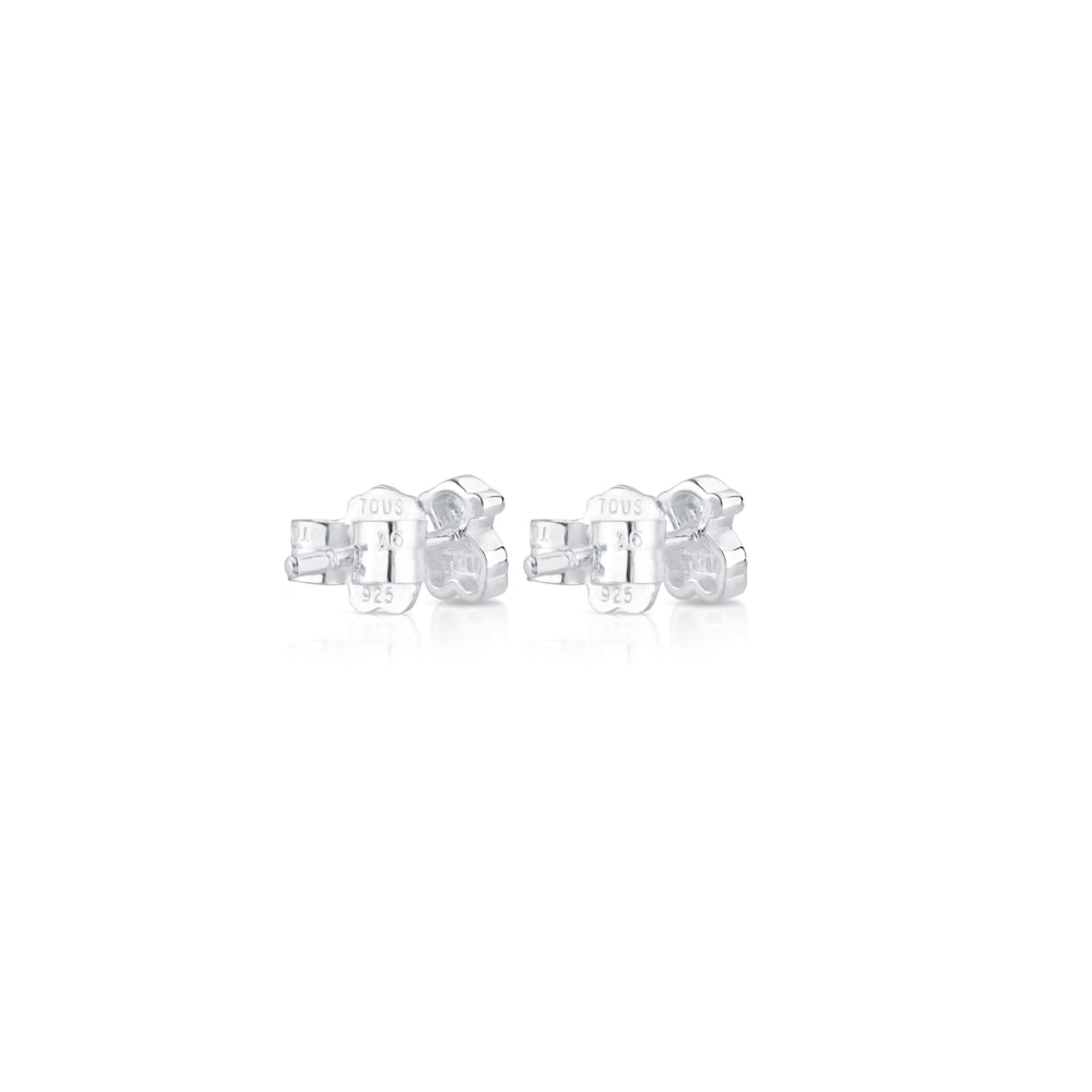 Silver   Puppies Earrings 0,5cm |