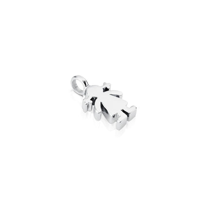 Silver Sweet Dolls girl Pendant