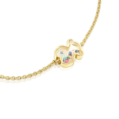 Silver vermeil Areia Bracelet with multicolored gemstones |